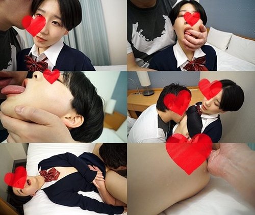制服短发妹子喝唾液舔遍全身，女上位高潮颤抖抽搐